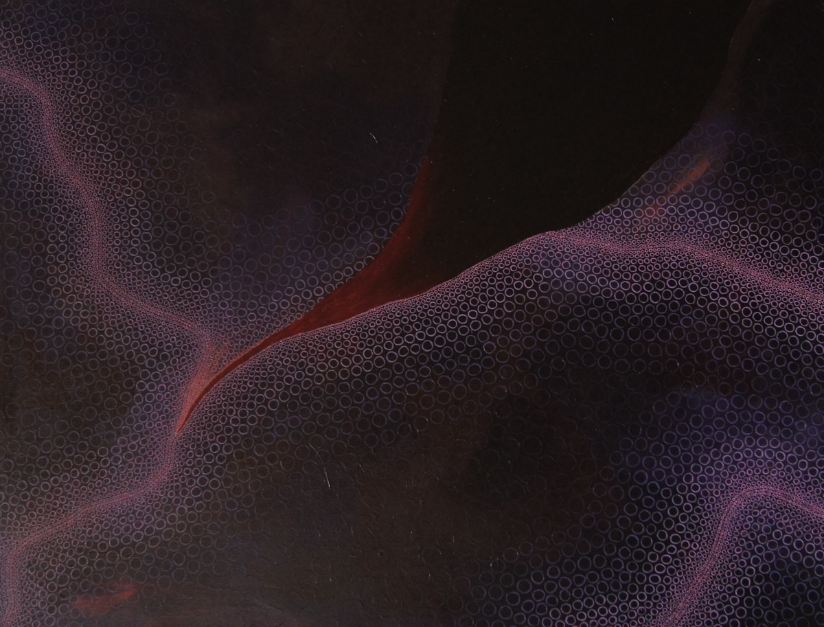 Dark Matter, oljemaleri av Hilde Søndrol